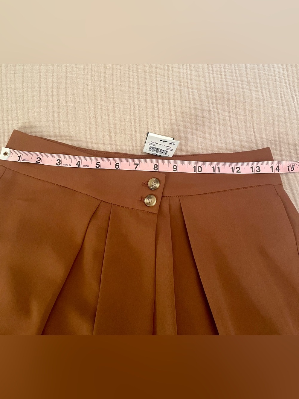 ASTR The Label Kara Criss-Cross Pleated
Wide Leg Pants. M. NWT - Picture 5 of 6